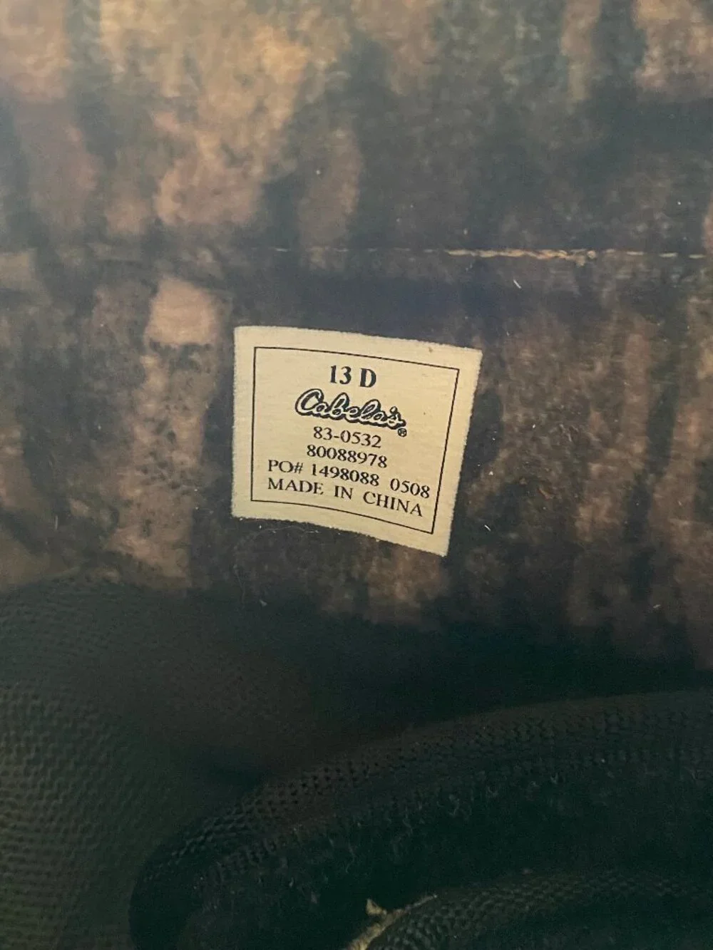 Cabelas this listing